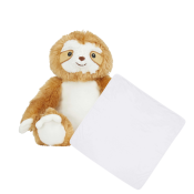 Luiaard - Knuffel met deken